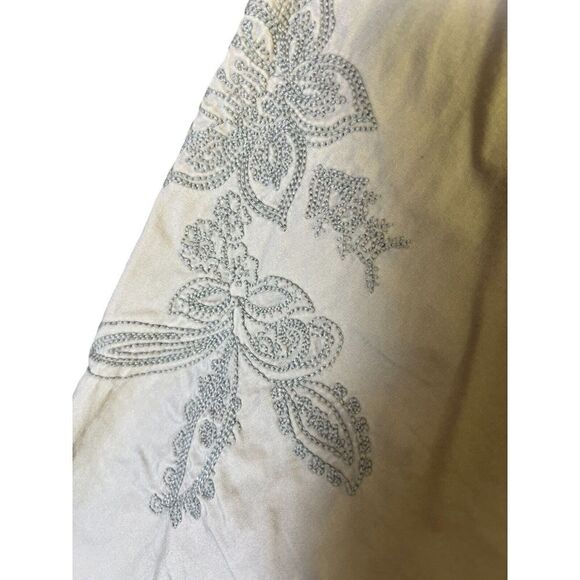 Y2K Aeropostale Embroidered Khaki Cargo Pants Jrs Size 7/8 90s Retro Gorpcore - Picture 8 of 10